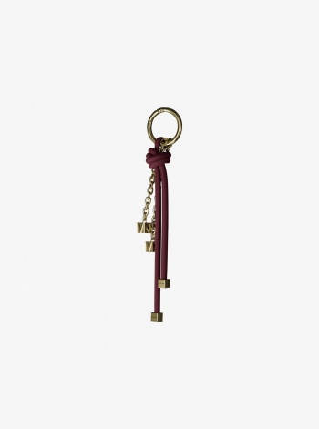 Gold-Tone and Cord Bag Charm