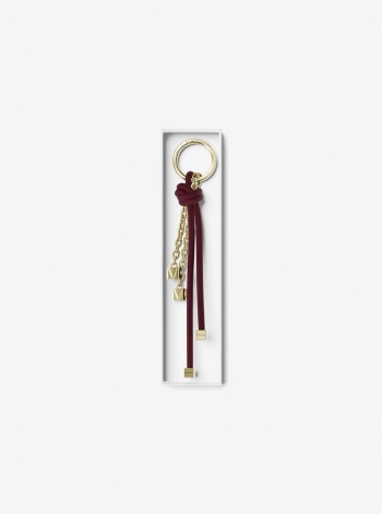 Gold-Tone and Cord Bag Charm