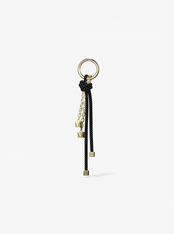 Michael Kors Gold-Tone and Speckled Cord Bag Charm