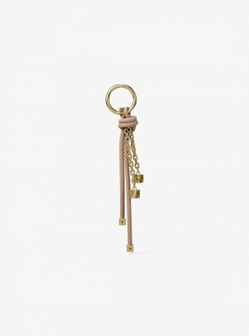 Michael Kors Gold-Tone and Speckled Cord Bag Charm