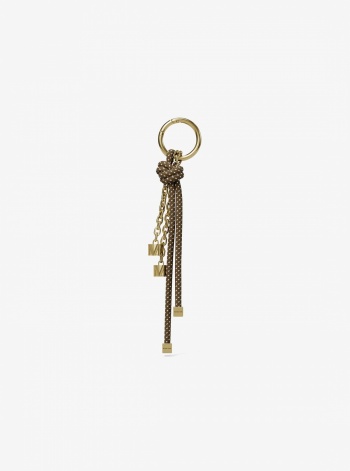 Michael Kors Gold-Tone and Speckled Cord Bag Charm