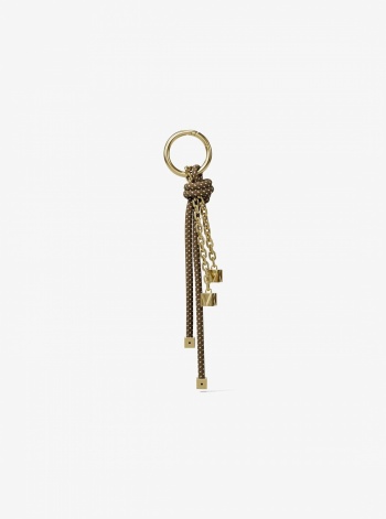 Michael Kors Gold-Tone and Speckled Cord Bag Charm