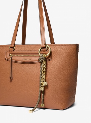 Michael Kors Gold-Tone and Speckled Cord Bag Charm
