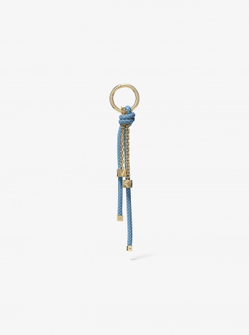 Michael Kors Gold-Tone and Speckled Cord Bag Charm