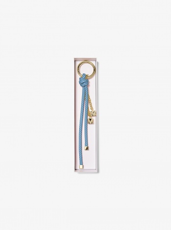 Michael Kors Gold-Tone and Speckled Cord Bag Charm