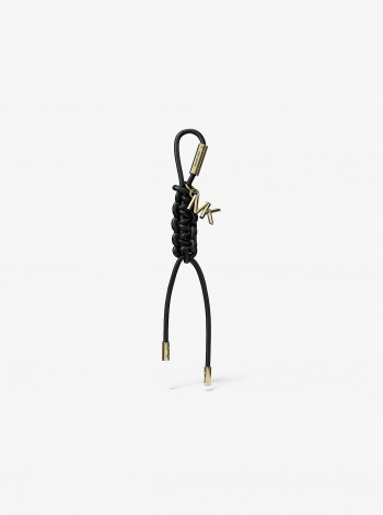 Michael Kors Gold-Tone and Braided Cord Bag Charm