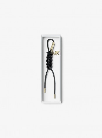 Michael Kors Gold-Tone and Braided Cord Bag Charm