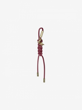 Gold-Tone and Braided Cord Bag Charm