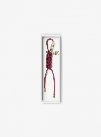 Gold-Tone and Braided Cord Bag Charm