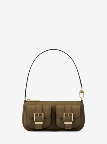 Michael Kors Zoe Small Suede Convertible Pochette