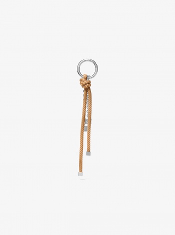 Michael Kors Silver-Tone and Speckled Cord Bag Charm