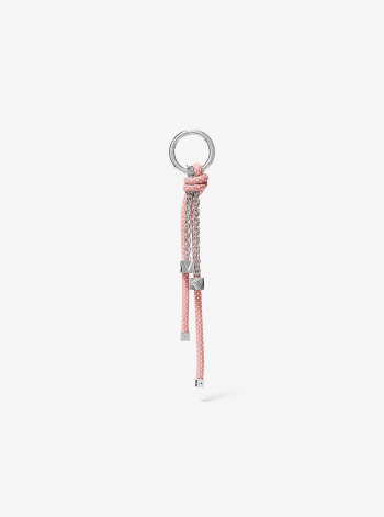 Michael Kors Silver-Tone and Speckled Cord Bag Charm