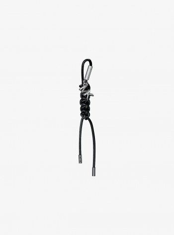 Michael Kors Silver-Tone and Braided Cord Bag Charm
