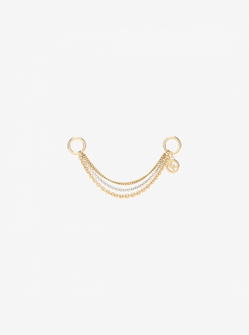 Michael Kors Mixed-Metal Chain Bag Charm