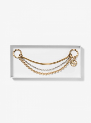 Michael Kors Mixed-Metal Chain Bag Charm