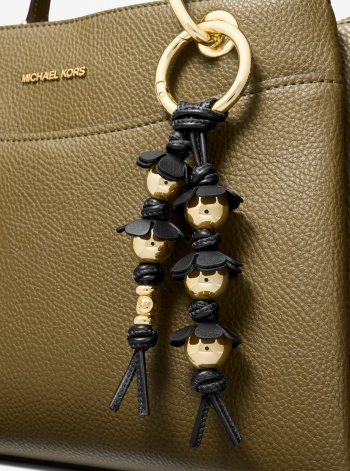 Michael Kors Embellished Floral Bag Charm