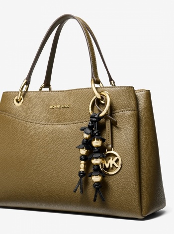 Michael Kors Embellished Floral Bag Charm