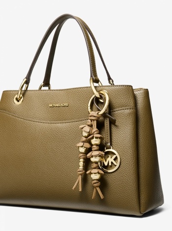 Michael Kors Embellished Floral Bag Charm