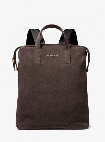 Michael Kors Mens Nicholas Suede Convertible Backpack
