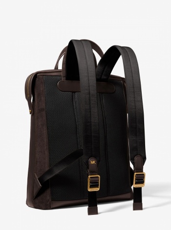Michael Kors Mens Nicholas Suede Convertible Backpack