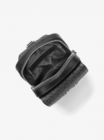 Michael Kors Mens Hudson Signature Logo Sling Pack