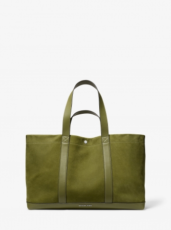 Michael Kors Mens Whitley Medium Nubuck Tote Bag