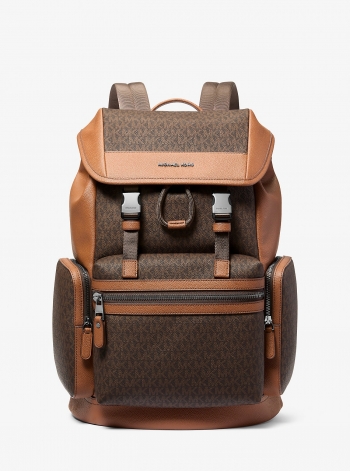 Michael Kors Mens Jet Set Signature Logo Backpack