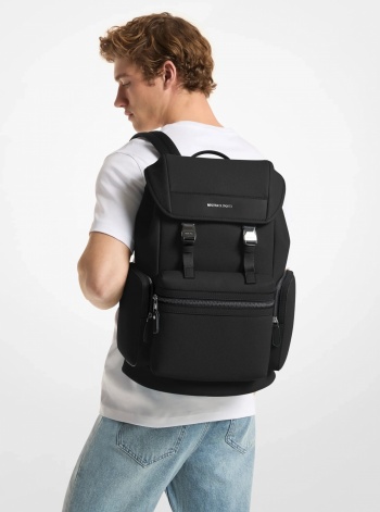 Michael Kors Mens Jet Set Pebbled Leather Backpack