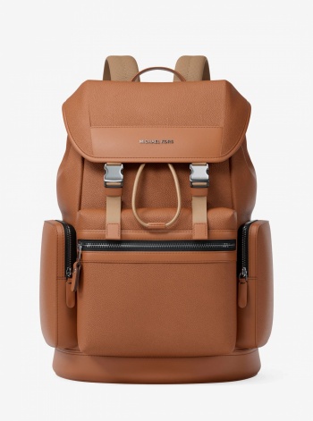 Michael Kors Mens Jet Set Pebbled Leather Backpack