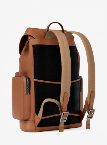 Michael Kors Mens Jet Set Pebbled Leather Backpack