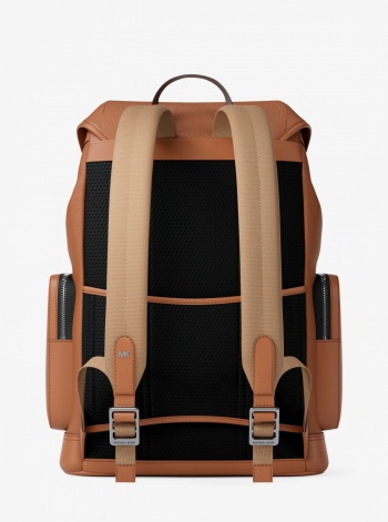 Michael Kors Mens Jet Set Pebbled Leather Backpack