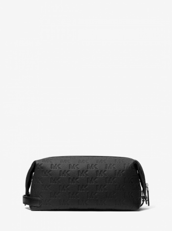 Michael Kors Jet Set Logo Embossed Leather Travel Kit