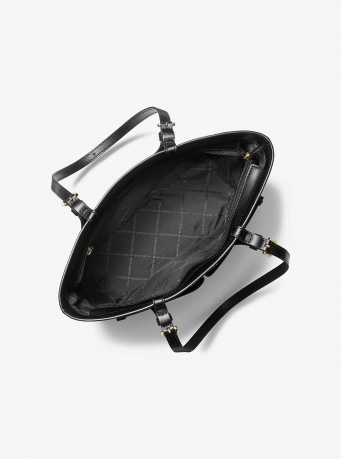 Michael Kors Jet Set Medium Logo Pocket Tote Bag