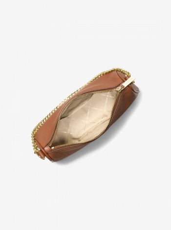 Carmela Medium Pebbled Leather Convertible Crossbody Bag