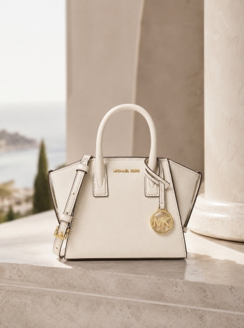 MICHAEL Michael Kors Avril Extra-Small Leather and Suede Satchel