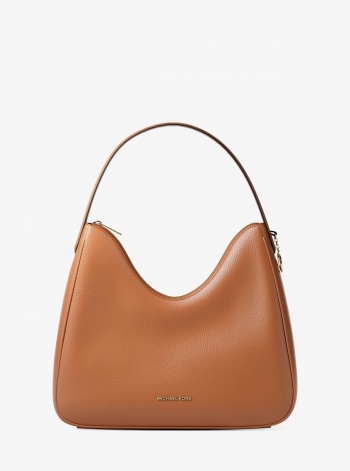 Nayla Medium Pebbled Leather Shoulder Bag