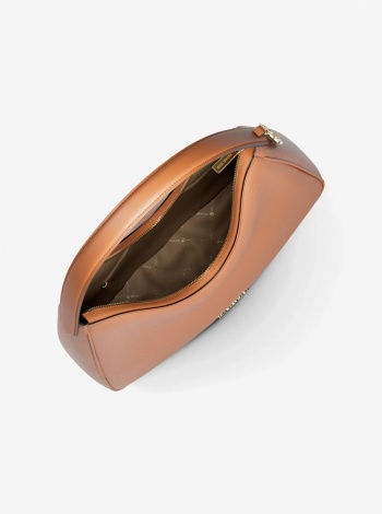 Nayla Medium Pebbled Leather Shoulder Bag