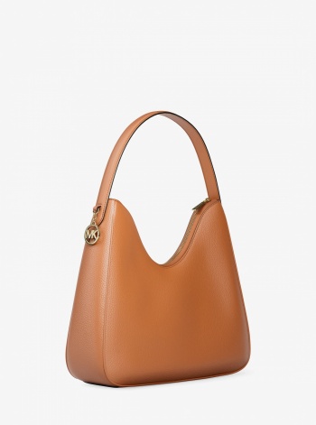 Nayla Medium Pebbled Leather Shoulder Bag