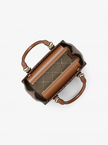 Marilyn Small Signature Logo Messenger Bag