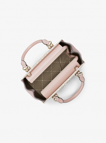 Marilyn Small Signature Logo Messenger Bag