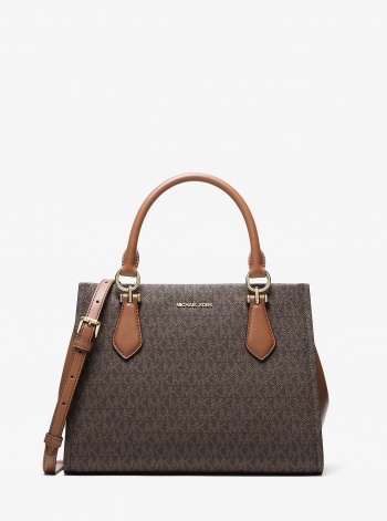 Marilyn Medium Signature Logo Convertible Satchel