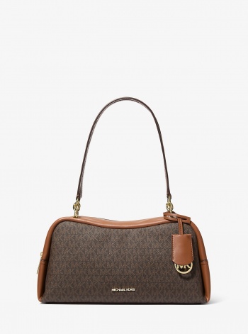 Cecily Medium Signature Logo Shoulder Bag