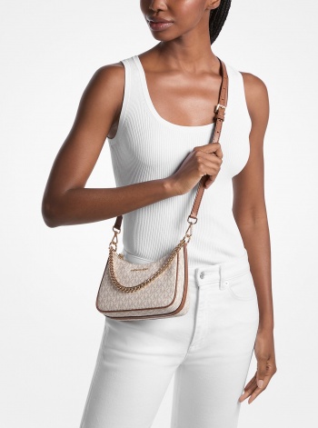 Jet Set Signature Logo Convertible Crossbody Bag