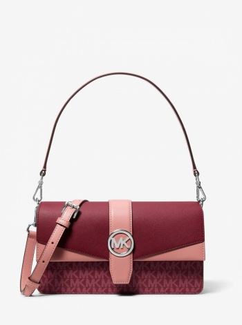 Greenwich Medium Signature Logo Convertible Shoulder Bag