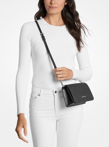 MICHAEL Michael Kors Jet Set Medium Signature Logo Crossbody Bag