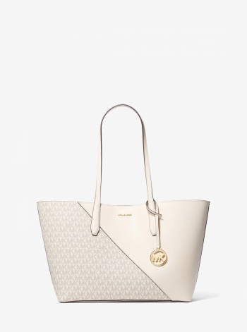 Avalon Medium Smooth and Signature Logo Tote Bag