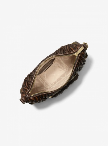 Merritt Small Matelassé Burnished Convertible Shoulder Bag