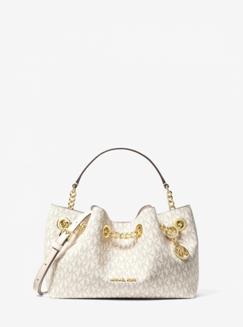 Mina Small Signature Logo Crossbody Bag