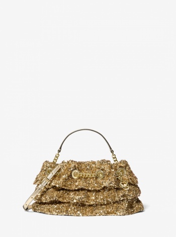 Mina Small Sequin Embellished Convertible Pochette