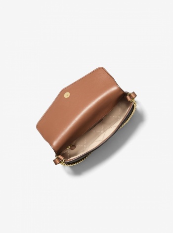 Kacey Extra-Small Signature Logo and Smooth Crossbody Bag